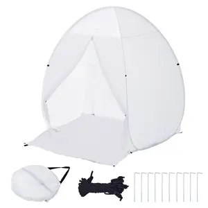 Portable Spray Paint Shelter Pop Up Booth 60x60x70 Inches, Durable Steel Frame, Quick Setup, Weatherproof Enclosure For Spray Painting, Dust Free Environment, Ideal For Home DIY, Auto Body, Furniture, Art Projects, Coatings