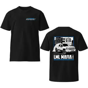 LML Mafia White Truck T-Shirt, Diesel Graphic Tee for Men, Automotive Enthusiast Shirt, Streetwear Car Lover Top