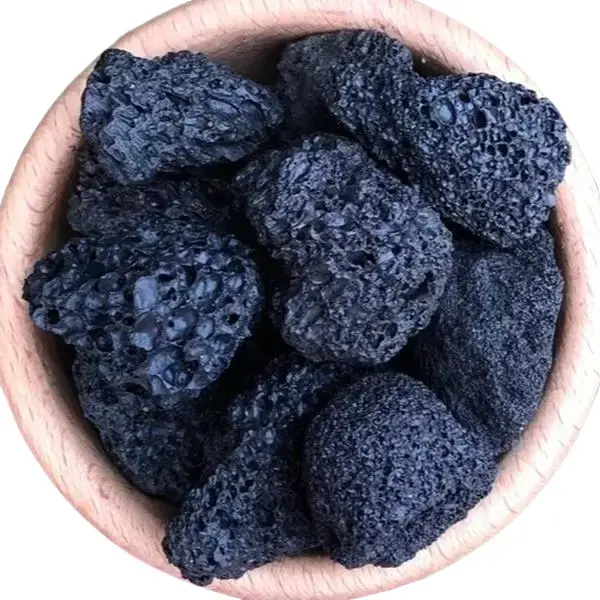 3 Pieces Raw Rough  Lava Rock Chunks Healing Mineral Rocks Specimens Gifts, 3-5cm size