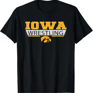 3D Artistry Store Soft&Comfortable [100% Cotton] Iowa Wrestling Hawk Fan Spirit T-Shirt For Sports Enthusiasts