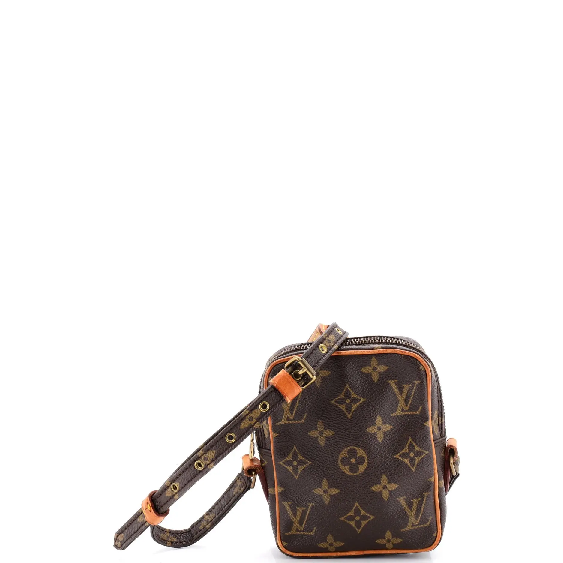 Pre-owned Louis Vuitton material Messenger Bags Danube Handbag Monogram Canvas Mini by Rebag
