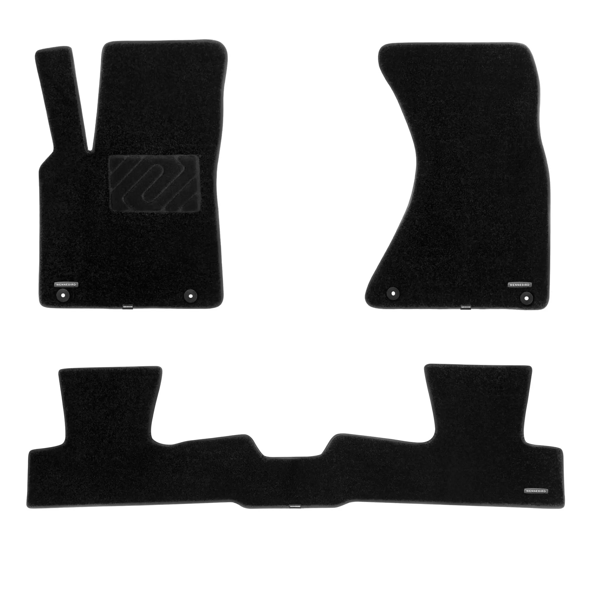 WENNEBIRD Superior Carpet Floor Mats for Audi Q5, 0.5-Inch Ultra-Thick, Noise-Reducing, All-Weather Waterproof Anti-Slip