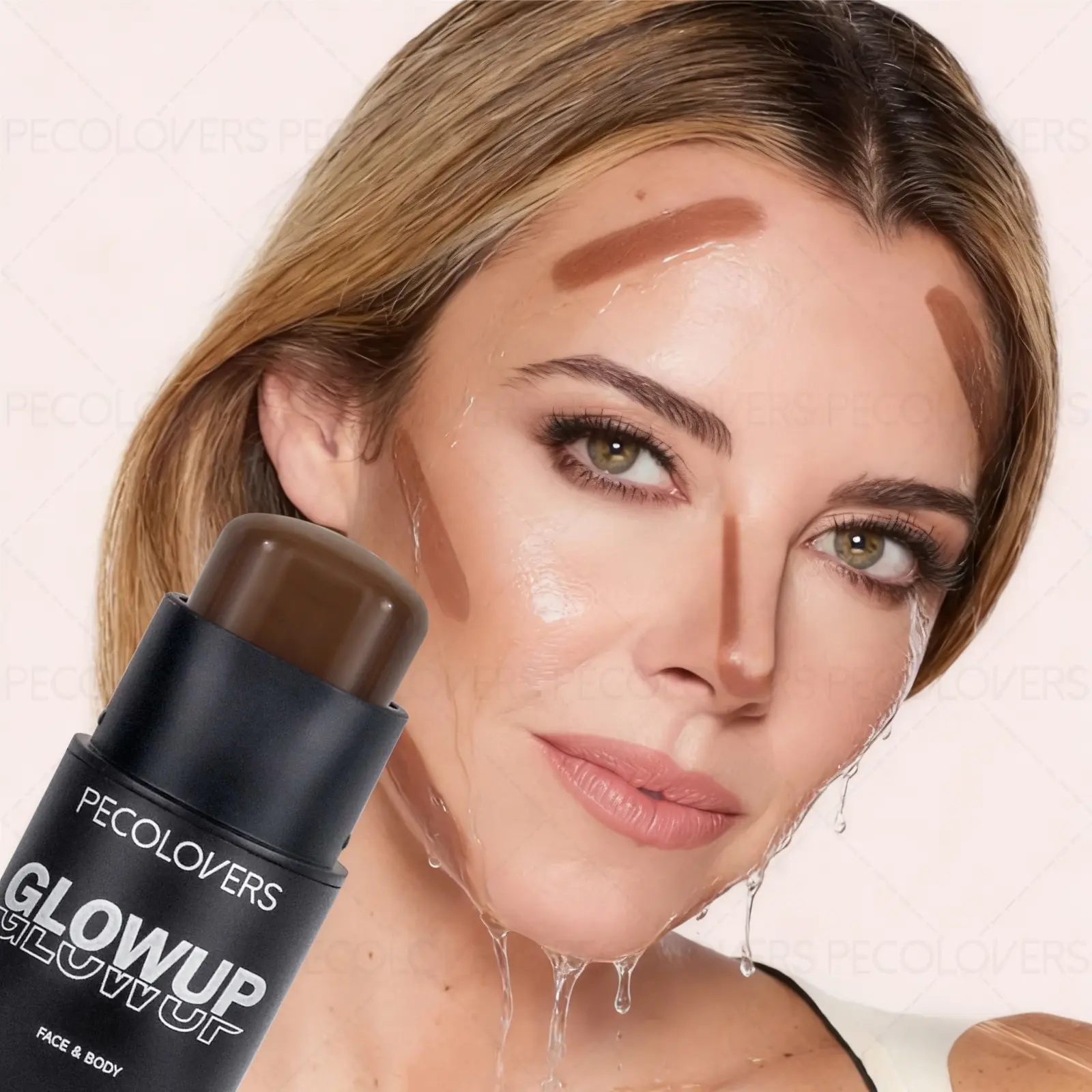 1PC Multi-color Cream Contouring Stick - Waterproof and Smudge-proof, Easy To Color, Matte Finish, Creates A Three-dimensional Nose Bridge and Facial Contours, Achieving A Natural Makeup Effect