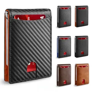 Leather Multifunctional Card Sleeve Microfiber Wear-resistant Rfid Anti-theft Swiping