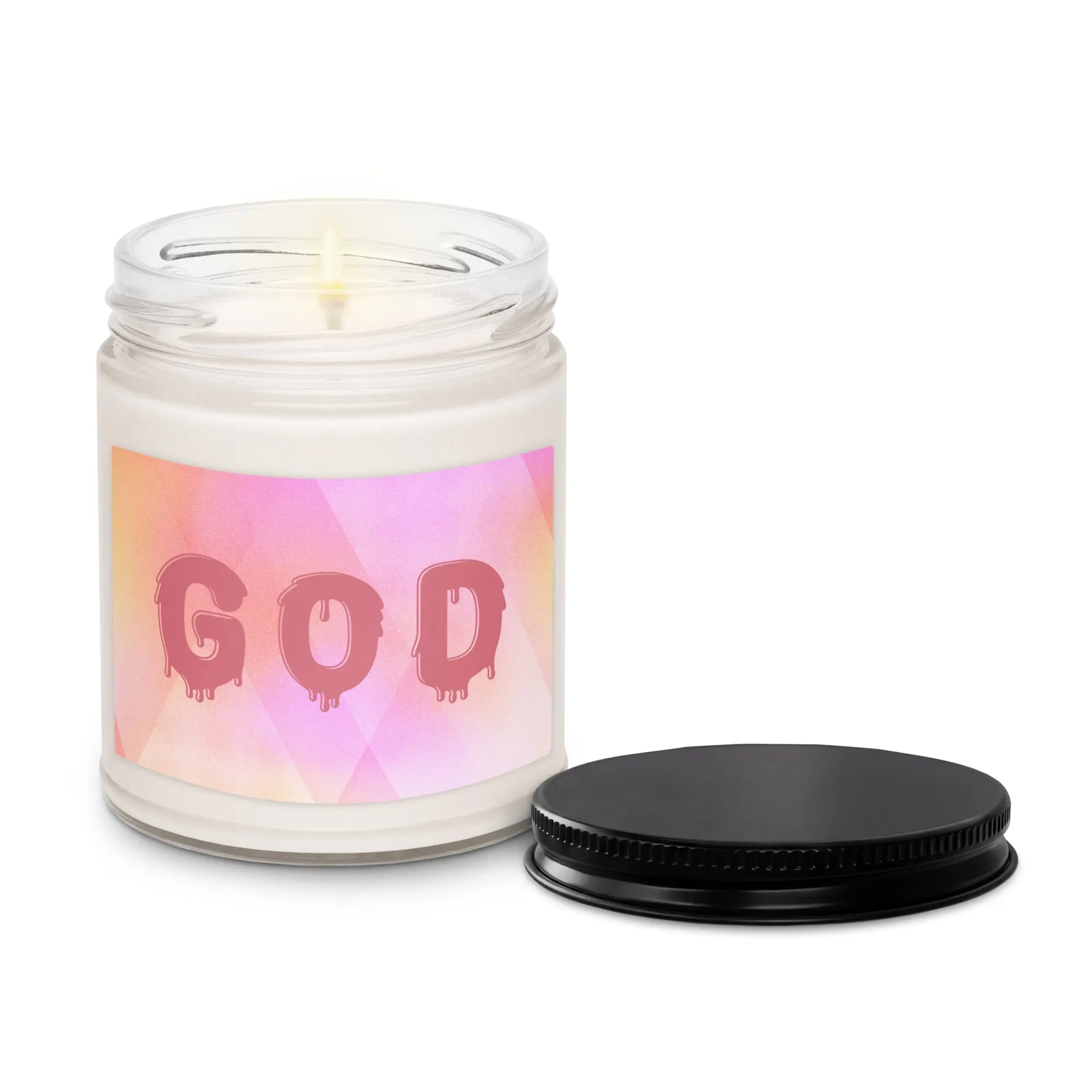 G.O.D Scented soy candle