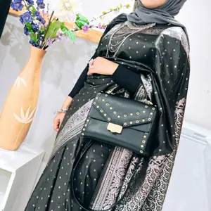 Traditional Black and White Silk Silver Katan Saree for Women - Perfect for Any Deshi Occasion - Dress