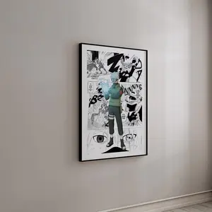 Manga Poster - Kakashi Hatake - Curated Manga Panels - Poster