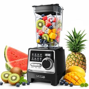 Food Processor Professional Blender, Max.2400W/1000W Blender And Grinder Combo 24000RPM Powerful Blenders Kitchen, 2 Containers Countertop Blenders Ice, Grinding, Milk Shake, Ice Slushie, Juice, Shake
