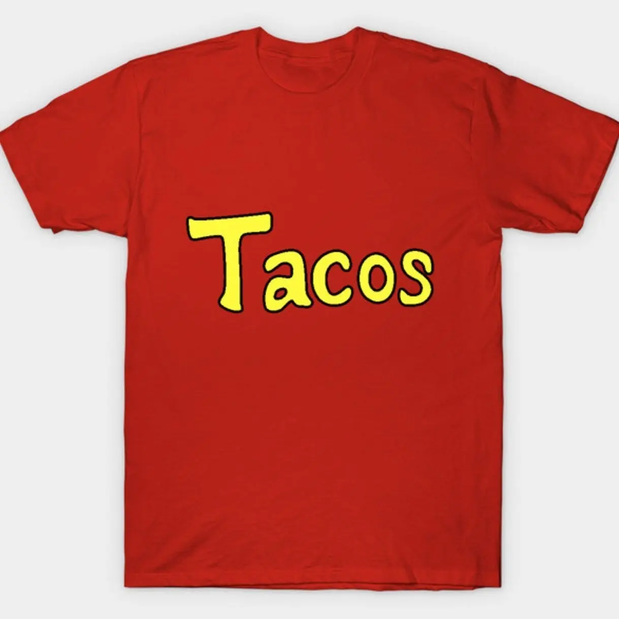 Krillin Tacos Graphic T-Shirt for Men and Women, Classic Casual Crewneck Shortsleeve Anime Top in Soft Cotton, Round Neck, Print, Tshirt, Fabric, Fitted, Menswear, Simple, Streetwear, Heat Transfer, Casual Wear, Graphic Print, Short Sleeves