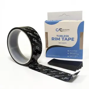 10m Tubeless Rim Tape High Strength Adhesion for Mountain Road and Gravel Bike MTB Tubeless Tire Conversion Kit with 5 Finishing Strips (28mm/ 10m)