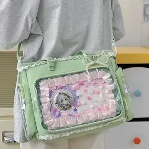 Ballet Girl Large Appetite Itabag Japanese Two-Dimension Single Shoulder Crossbody Bag Gift For Friends Women'S Handbag