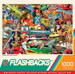 Flashbacks Toyland 1000 Piece Jigsaw Puzzle