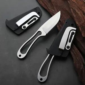 （performance 5Cr steel）Durable Outdoor Utility Tool with Protective Sheath – Camping & Hiking Gear