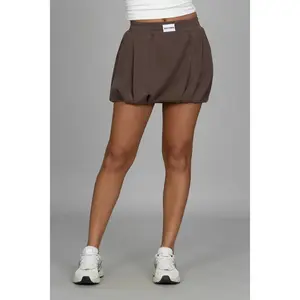 Mocha LuxeSoft Bubble Skirt