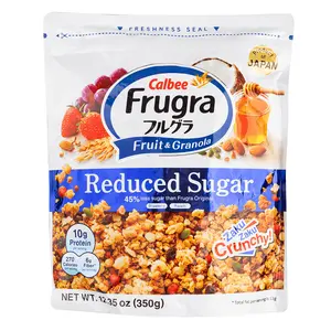 Calbee Frugra Fruit & Granola Mix - Reduced Sugar, Strawberry & Raisin, 350g Food with Fiber Breakfast Cereal Calbee Frugra Fruit & Granola Mix - Reduced Sugar, Strawberry & Raisin, 350g Food with Fiber Breakfast Cereal