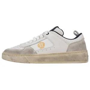 Bally Men's White Round-Toe Lace-Up Low-Top Skate Shoes Trending Shoes, House White Official Shoes to Get / Maison Mihara
