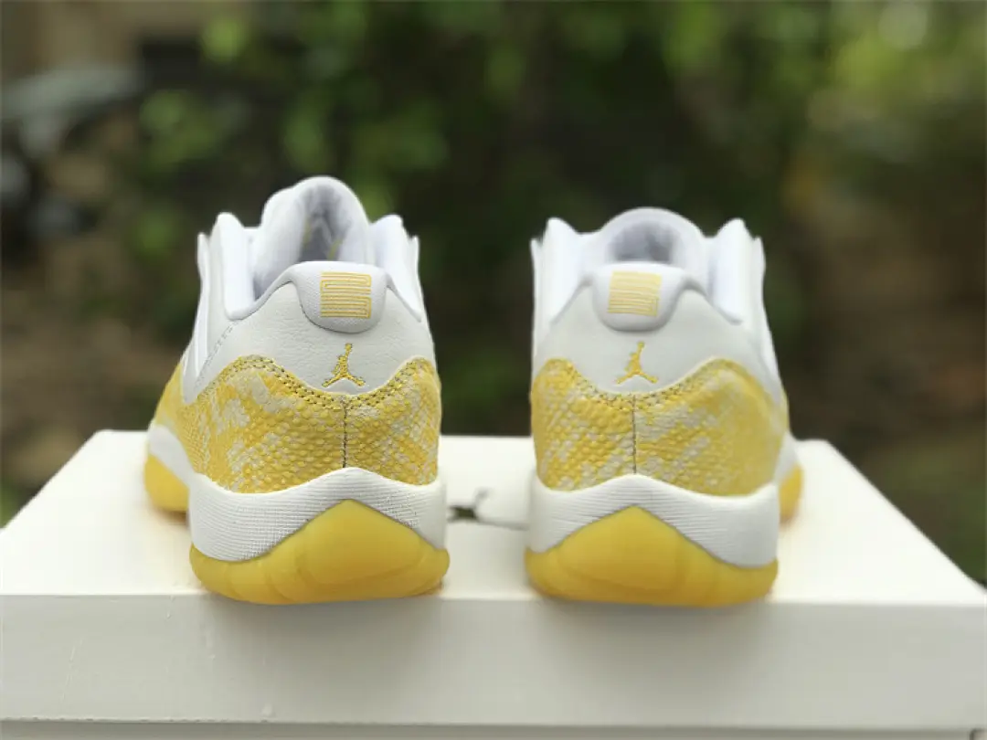 White Yellow Patent Low Top Sneakers Translucent Amber Outsole Vintage Basketball Trainers