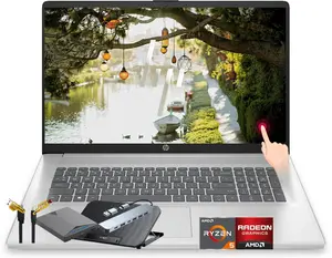 HP 17.3" Touchscreen Laptop, Ryzen 5 7530U, 8GB RAM, 128GB SSD, Win 11 Home, Accessory Included