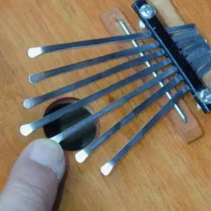 Coconut Gourd Kalimba Thumb Piano 7 tuneable Note