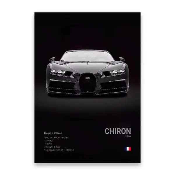 Bugatti Chiron car V2 poster, collectible, souvenir, gift, decoration Room