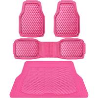 Hot Pink-Floor mats with Cargo liner Truck mats
