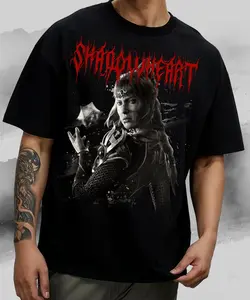 Shadowheart Black Metal Vintage T-Shirt, BG3 American Game Shirt, Gift For Man and Women Kids Unisex Tshirt Casual