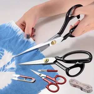 Fabric Scissors Tailor Sewing Shears - 9 Inch Heady Duty Scissor for Fabric Cutting Professional Ultra Sharp Cloth Tailor Scissors Multipurpose Utility Dressmaker Leather Titanium Scissor