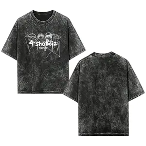 [EOVCAU][Sale Up To 60%]Lngshot Kpop Boy Group Shirt, Gen 5 Kpop shirt, Kpop Inspired T-Shirt, Gift for Women Men，4shoBoiz Vintage Acid Wash Oversized Tee - Streetwear Hip-Hop Sketch Graphic T-Shirt，Y2K Aesthetic Rap Group Graphic Tee #HipHopStreetwear