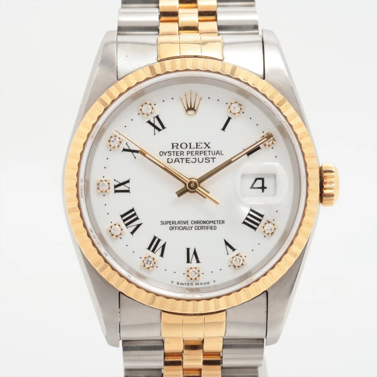 Pre-owned Rolex Datejust White Pre-owned Rolex Datejust White