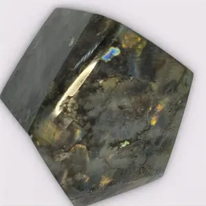 Rainbow Labradorite Freeform Stone Carving - C