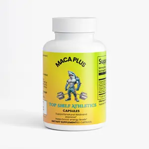 Maca Plus - Organic Red Black & Yellow Maca Root Capsules 1500mg per Serving for Energy & Wellness 60 Capsules Dietary Supplement
