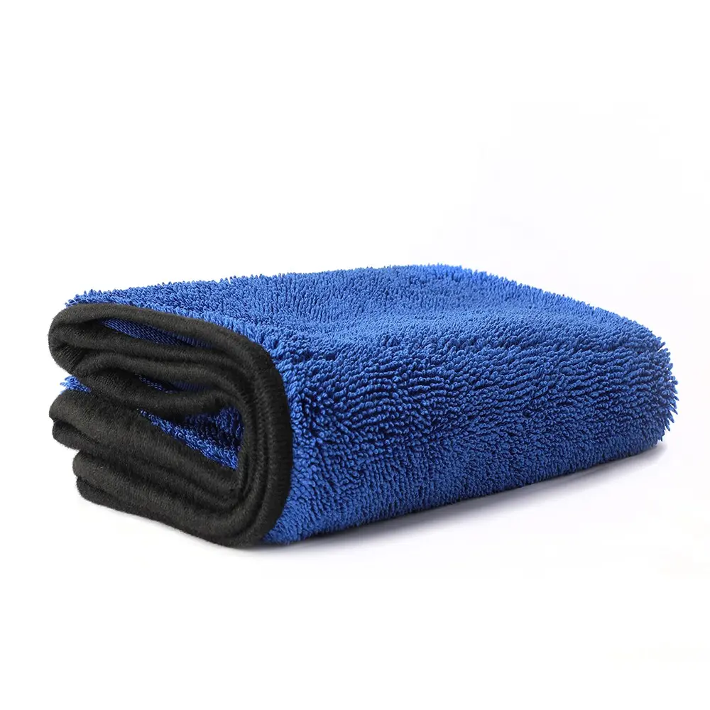 Carsun Ultra-Thick Microfiber Car Wash Towel Set, Strong Absorbent Non-Woven Fabric, Car Care and Drying, Blue Color