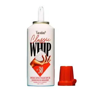 Sexy ' Vacation' Brand Sunscreen, Whipped Cream Sunblock,  Classic Whip SPF 30 Sexy Vacation Whipped Cream Sunscreen SPF 30 Scented Coconut Mousse for Moisturizing Skincare Facial SPF,  Moisture Foam for Sun Protection