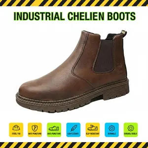Anti-Smash Nail-Proof Shock-Absorbing Advanced Waterproof Quick-Dry Adult Carpentry Woodworking Painter Shoe - Anti-Slip Durable Comfortable Gear