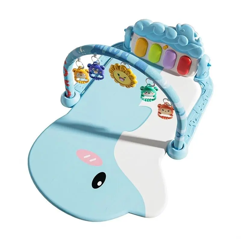 Baby Playmat, 1 Set Baby Music Piano Toy Mat with Hanging Pendant Accessories, Early Education Interactive Toy, Crawling Toy, Gift for Kids