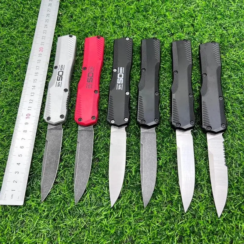 New KS9000 Zinc Alloy Tactical Small Fixed Blade Folded Knife - Portable, Anti-Slip Fiberglass-Enhanced Multi Use Utility Blade Folded Knife, Multifunctional Outdoor Survival Hand Tool for Fishing, Hiking, Multi Use Knives