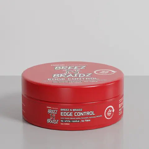 BREEZ N BRAIDZ, braiding gel & edge control 5oz