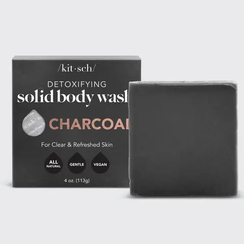 Charcoal Detoxifying Solid Body Wash Bar Body Care Cleansing