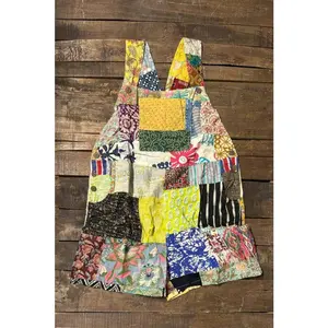 Patchwork Sunrise Jaded Gypsy Overalls