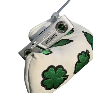 Newport 2 Silver Clover Putter Right Handed Limited Edition Precision Weighting and 3 Point Stability with Intricate Silver Clover Design