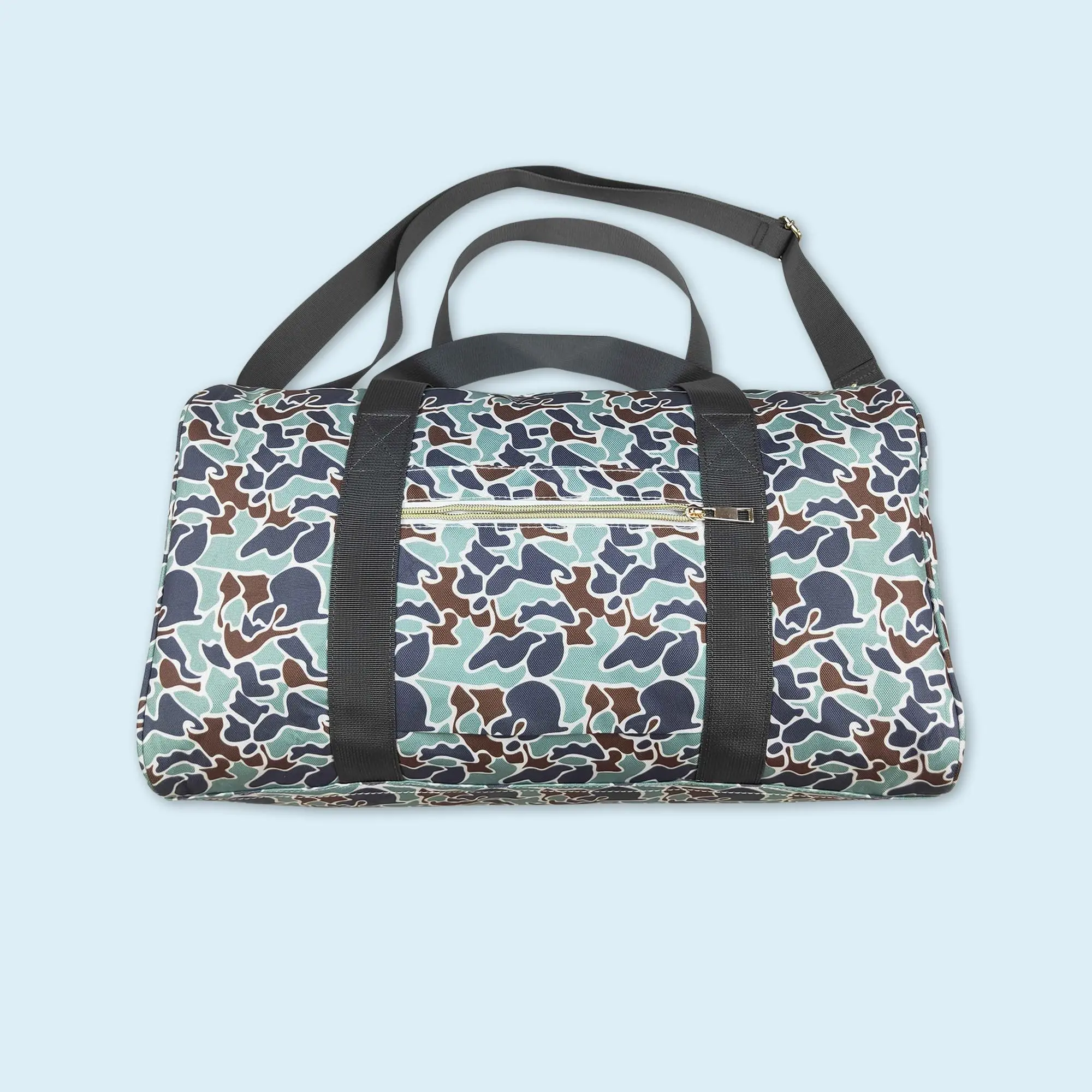 Camouflage duffle bag gym sports bag large capacity travel bag