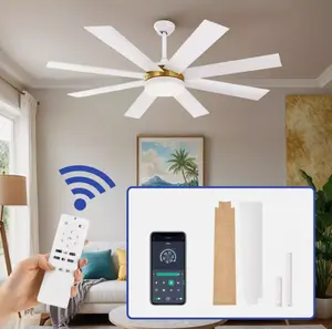 Yitahome 60" Smart Ceiling Fan w/ Adjustable LED Remote APP Voice Control Reversible for indoor