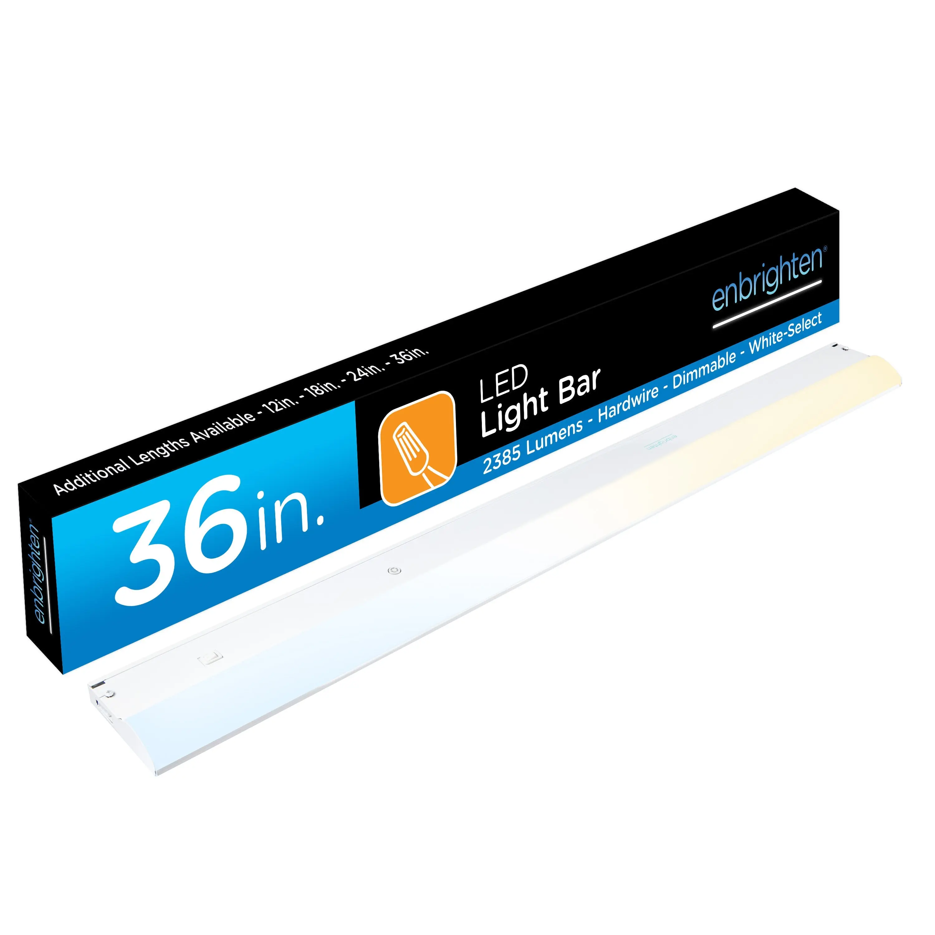 Enbrighten 36in. Direct Wire LED Light Bar, Tunable White