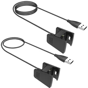 Charger for Fitbit Charge 2, Replacement USB Charging Cable Cord for Fitbit Charge2 Smart Wristband (2-Pack, 1.8ft & 3.3ft)