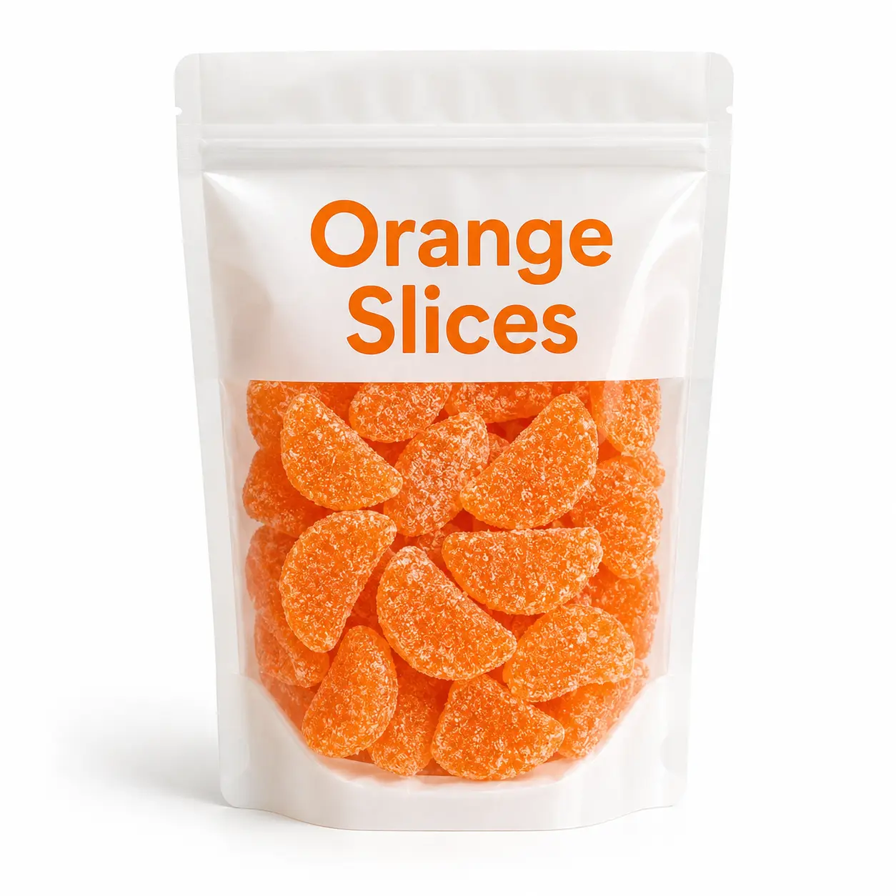 Orange Slices Jelly Candy - Naturally Flavored, Gelatin Free, Old Fashioned Snack, Sweet, 2 Lb Bag