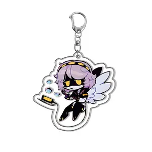 Murder Drones Cartoon Anime Keychain Main Characters For Uzi N V J Doll Tessa Cute Accessories