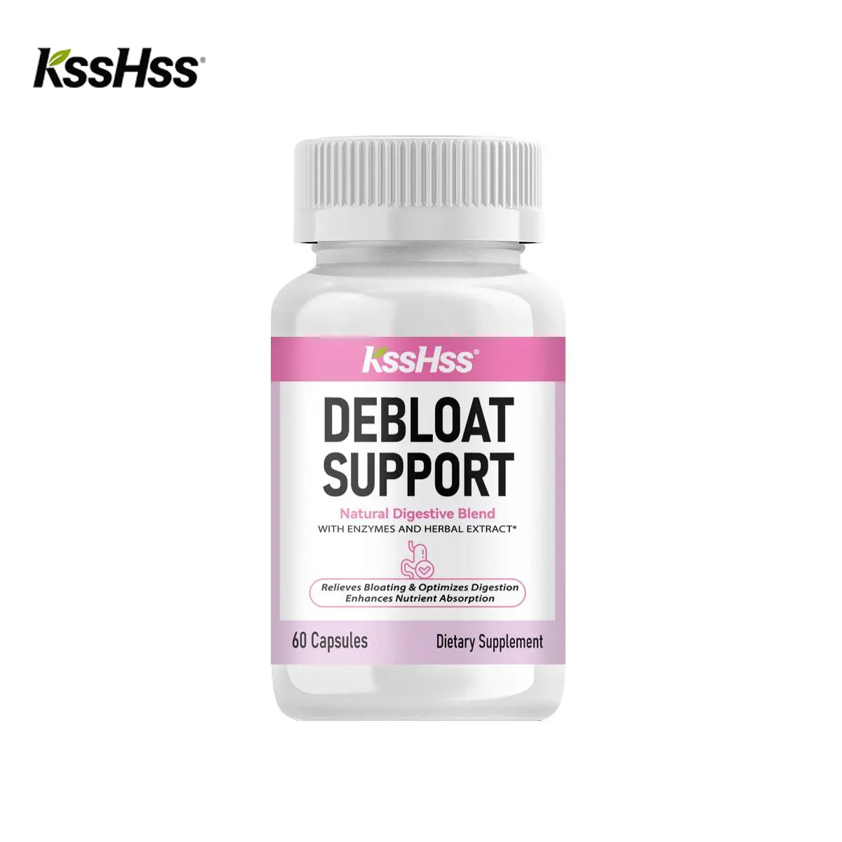 D-BLOAT Support Capsules-KSSHSS-Daily Digestive & Gut & Immune Health Support For Women& Man-Helps You Feel Lighter and More Comfortable｜30 Servings ，probiotic