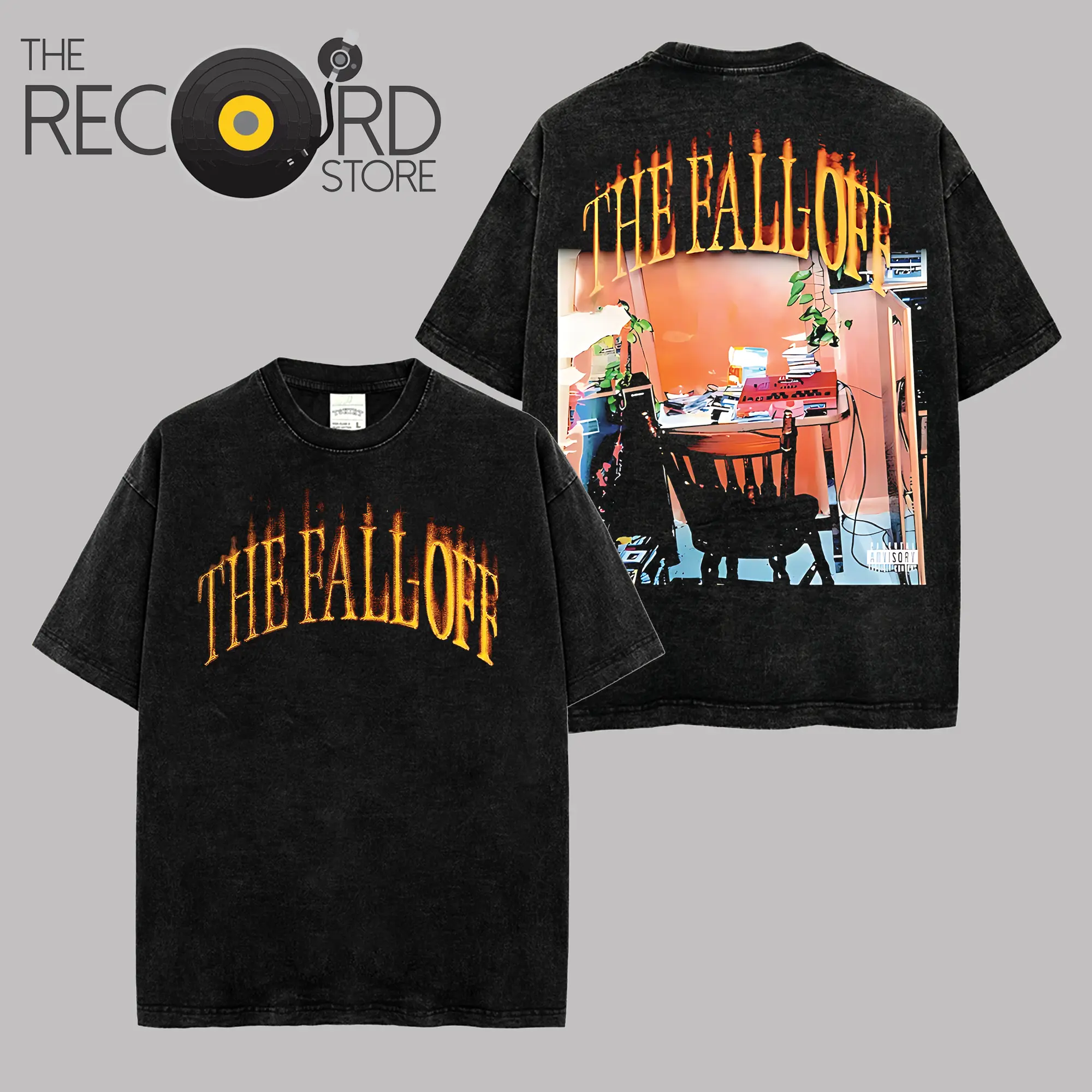 J. Cole Official 2026 The Fall-Off Merch Premium Washed T-Shirt