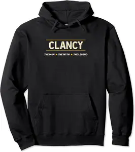 CLANCY - the Man the Myth the LEGEND | Men Boys Name - Funny Pullover Hoodie - Samueljohn Shop 59B0B1N78YMK