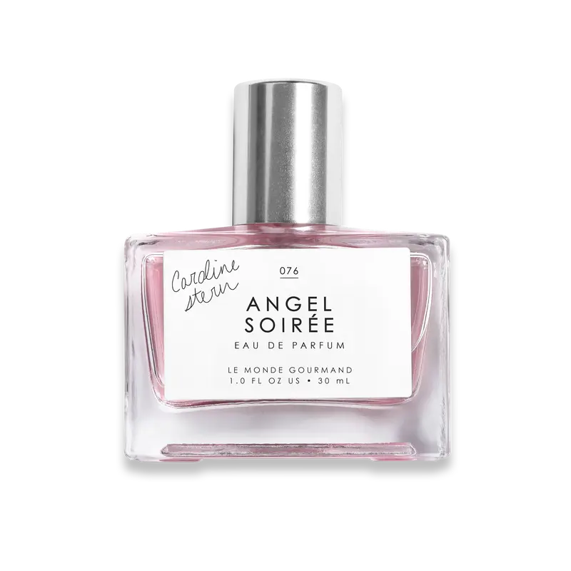 Le Monde Gourmand Coterie Editions Angel Soirée Eau de Parfum | Sweet Lychee Vanilla Perfume with Rose Milk + Vanilla Biscotti